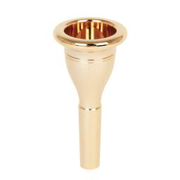 Bocal grande dourado instrumentos musicais acessório tuba 99x47x47cm latão banhado a ouro - Image 1
