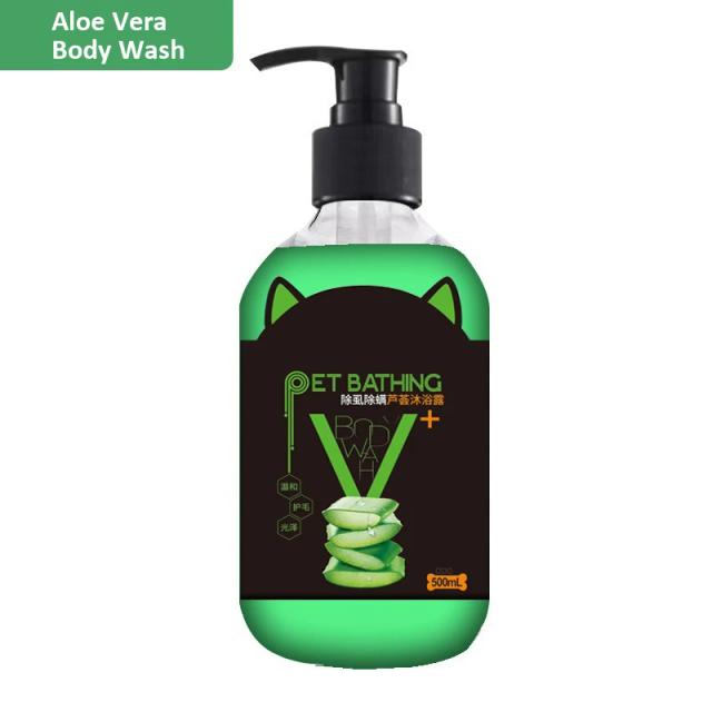 Gel de Banho Desodorizante para Cães e Gatos - Shampoo Anti Coceira com Fragrância Duradoura e Limpeza Aprofundada, 500ml