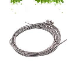 Cordas de baixo em escala curta, cordas de guitarra, acessórios de peças elétricas de aço, conjunto de aço inoxidável de carbono, substituição de metal em enrolado plano - Image 3