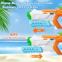 Pistola de água de alta capacidade 600cc para crianças e adultos, pistola de água de longo alcance, brinquedo blaster de água de verão, super imersão para piscina, praia - Image 6