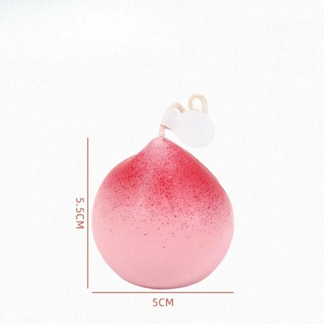 Vela de Aromaterapia em Forma de Pêssego Criativa 5*5,5cm