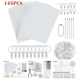 Heat Shrink Plastic Sheets Set, Shrinky Art Film, calor de papel para DIY Keychain Ornamentos, Creative Craft Embellishment, Scrapbooking - Image 6