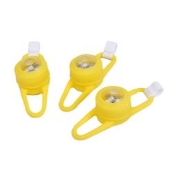 Amarelo LED bicicleta sino anel luzes, Bell bicicleta colorida, Road Bike acessórios - Image 5