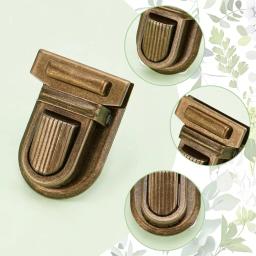10 conjuntos de fechaduras de pressão de bolsa de ferro, fecho para bolsa de couro, fecho para bolsa de mão diy, ferragens de mala, antigo - Image 4