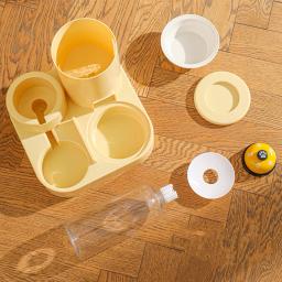 Alimentador automático Pet e dispensador de água conjunto com Bell, 3 em 1, adequado para cães e gatos, Pet Shop - Image 6