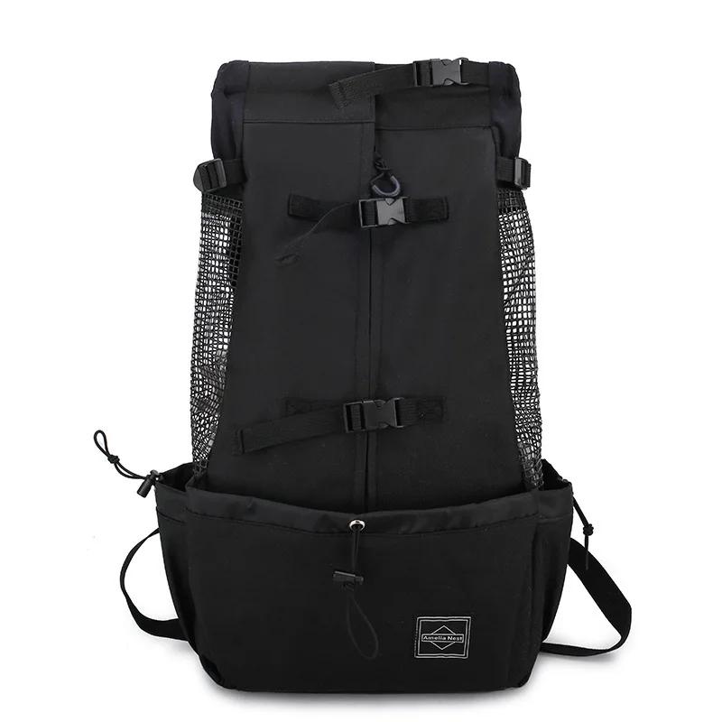 Respirável Pet Carrier Bag, mochila de viagem ao ar livre, portátil, cão grande, gato, buldogue francês, acessórios - Image 1