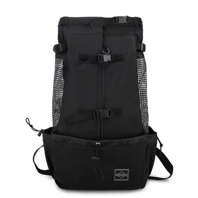 Mochila Portátil Respirável para Pets: Ideal para Cães Grandes, Gatos e Bulldogs Franceses em Viagens ao Ar Livre