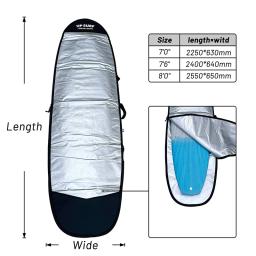 Easy Carry Surfing Board Bag, Funboard Bolsa de Viagem protetora, Wakesurf Board Bag, tem cinta, alta qualidade, 7.0 7.6 8.0 - Image 6