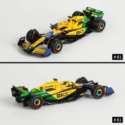 Bburago 1:43 Mclaren 2024 MCL38 F1 Fórmula Carro Die Cast Veículos Modelo Colecionável Brinquedos de Corrida - Image 5