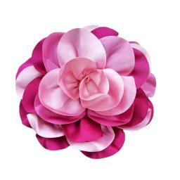 20cm tecido grande flor broche pino cachecol botão corsage moda lapela pinos para mulheres festa roupas acessórios emblemas presentes - Image 1