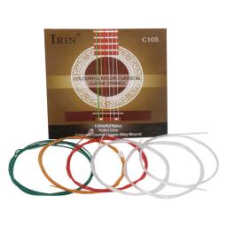 6 pçs cordas de guitarra clássica liga de náilon tom brilhante conjunto de cordas alta qualidade único saco interno clássico acústico acessórios - Image 5