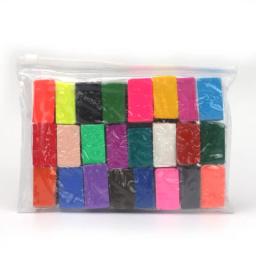 Kit de Ferramentas de Blocos de Argila Polímero Artesanato de Forno, Brincos DIY, Acessórios de Jóias para Crianças, Forno Bake Beginer, 24 cores - Image 3