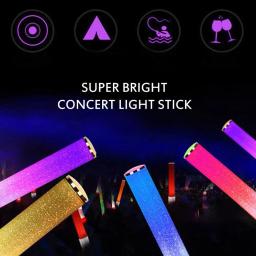 Bateria Powered Fluorescente Light Stick, LED Glow Stick para Concertos Vocais Festas, Casamento, Camping Decoração, 15 cores mudam, 3W, 1Pc - Image 5
