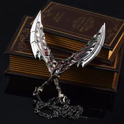 Lâminas de Primordia, Jogo de Metal, Agentes Periféricos, Modelo, Ornamentos, Artesanato, Presentes, Brinquedos, Mestre, Par, 22cm - Image 1