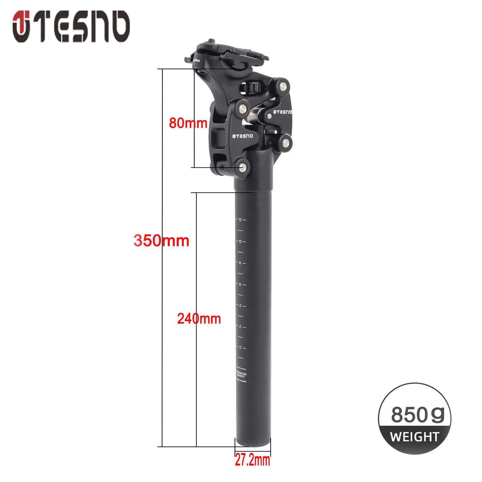 Teno mtb bicicleta amortecedor selim espigão conta-gotas manual viagem altura suspensão 27.2/30.9/31.6mm tubo do assento da bicicleta - Image 1