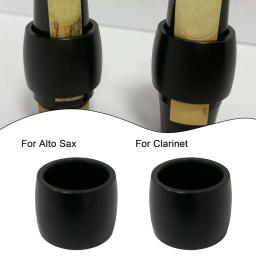 Melhorar a qualidade do som com braçadeira de clipe de palheta de ligadura de saxofone de plástico para saxofone alto e clarinete - Image 6