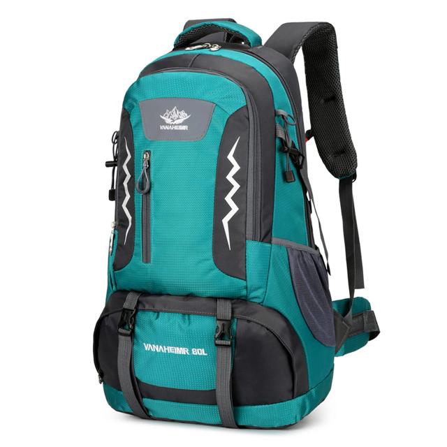 Mochila de Caminhada Impermeável 60L para Aventura ao Ar Livre e Viagens para Homens e Mulheres