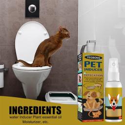 Spray Indutor para Animais de Estimação, Dog and Cat Pad, Pee Training Toilet, Puppy Pet Supplies, Adereços Indutor, 30ml - Image 5