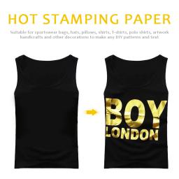 Folha de transferência de calor holográfica Rolls, rolo de papel Hot Stamping, uso com laminador T-Shirts cartão, artesanato DIY, 5m - Image 3