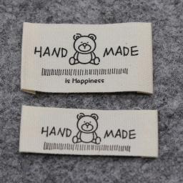 Handmade Pure Cotton Etiqueta, Pano, Saco, Chapéu, Tradefor Crianças Vestuário, DIY Costura Acessórios - Image 5