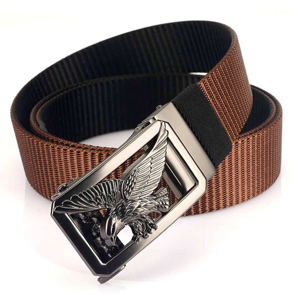 Tushi novo cinto tático para homens apertado grosso náilon casual cinto liga catraca fivela automática golfe edc cinto militar ao ar livre masculino - Image 1