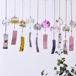 Sino de vento japonês feito à mão sinos de vento decoração do jardim ao ar livre vidro furin parede pendurado decoração do escritório em casa quarto pingente artesanato - Image 5