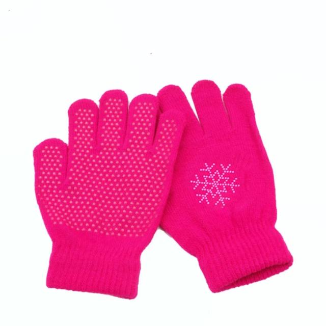 Luvas de Patinação Artística Antiderrapantes Quentes Algodão com Gel 1 Par