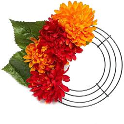 Anel de Coroa Redonda, Porta-Flores, Artesanato Floral, Guirlanda de Natal, Cremalheira de Arame, Decoração para Festa de Casamento, DIY, 20 cm, 25 cm, 30 cm, 35 cm, 40cm - Image 5