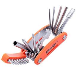 20 em 1 multitool para a reparação de bicicletas, dobrável, portátil, para mountain bike, manutenção de pneus, 8002b - Image 4