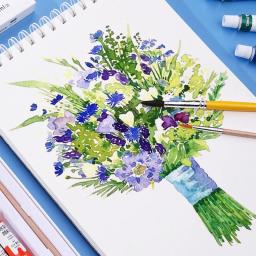 Tubos de tinta aquarela para artista profissional, guache, não tóxico, pigmentos vívidos, arte infantil, estudante, 12, 18, 24, 36 cores - Image 5