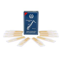 Natural madeira maciça Reeds para Saxofone, Tenor, Reeds Força 2.5, 3.0, Woodwind Instrumento Peças de reposição, acessórios, 10 PCs/Set - Image 3