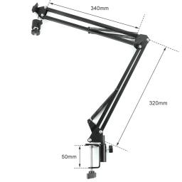 Microscópio Industrial com Suporte Dobrável, Câmera Digital, Luz LED, Solda, 48MP, 4K, 1080P, HDMI, USB, Lente 150X - Image 2