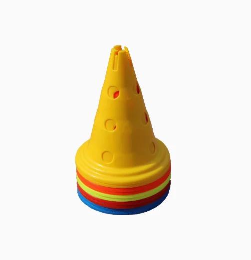 Barril de Treinamento Esportivo Ajustável 30-52cm Cones de Agilidade Duráveis