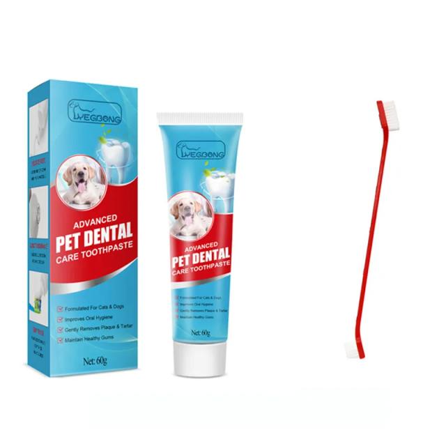 Creme Dental Enzimático para Cães - Redução de Tártaro e Placa, Cuidados Orais Eficazes, 60g