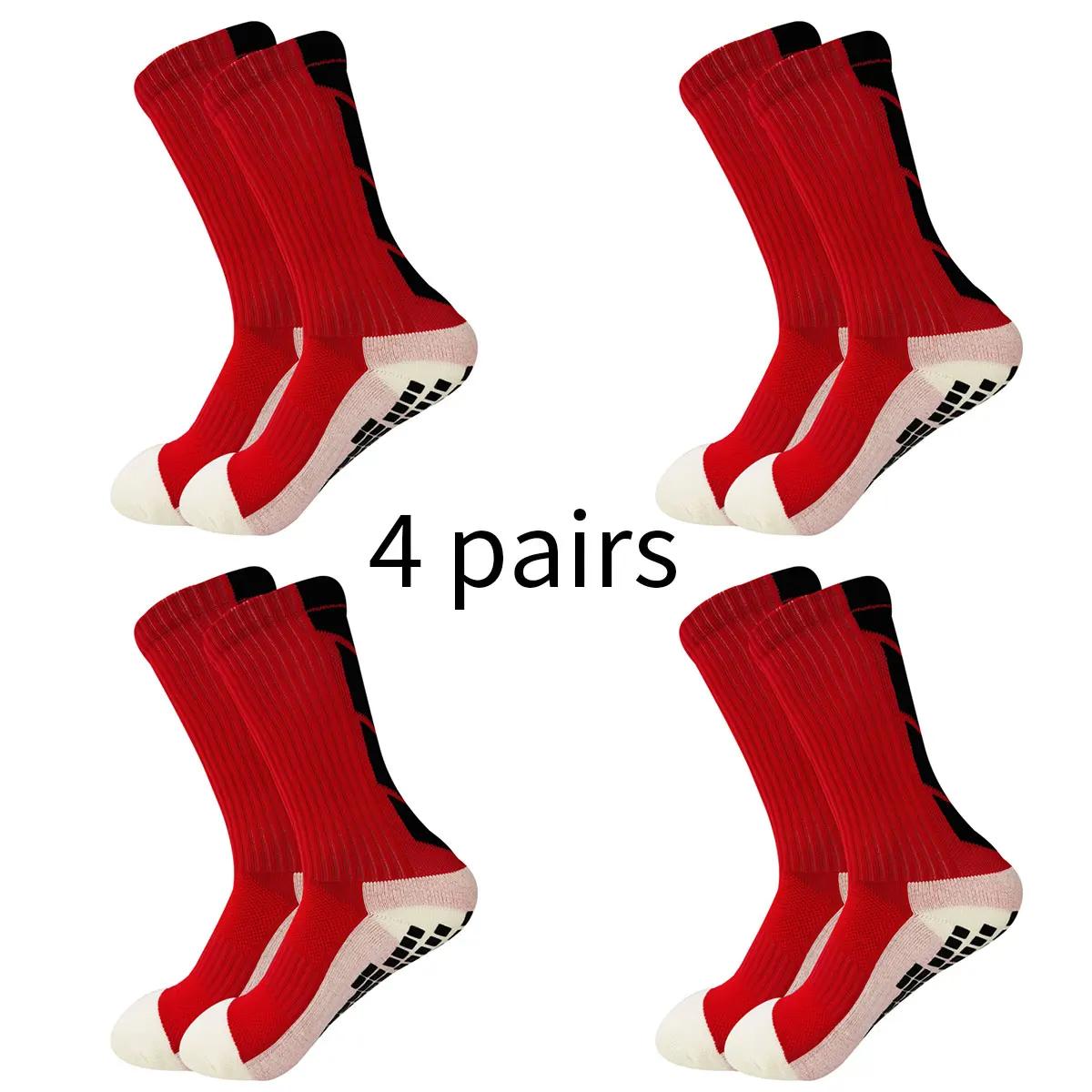 Meias protetoras esportivas para homens, meias antiderrapantes, ioga, basquete, corrida, ao ar livre, futebol, interior, novo, 4 pares - Image 1