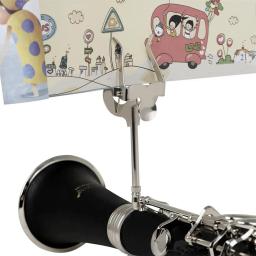 Portátil Mini leve saxofone stand, ferro clip-on titular, apto para a maioria das pessoas - Image 4