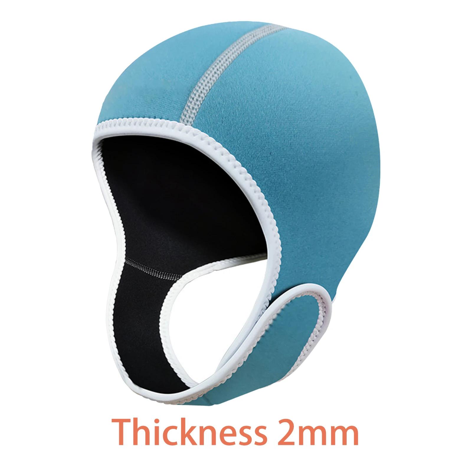 Boné de mergulho com capuz, gorro para cabeça, 2mm, neoprene, roupa de mergulho, boné de surf para mulheres, homens, canoa, surf, caiaque - Image 1