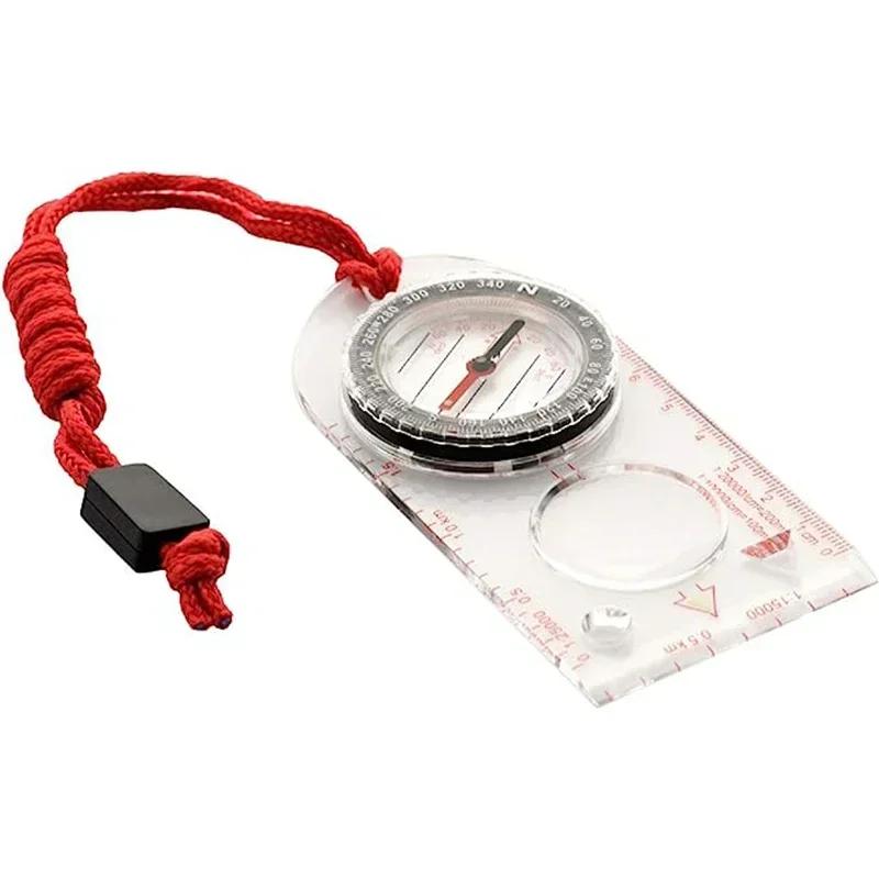 Bússola de Orientação para Leitura de Mapas, Baseplate, Caminhada, Caça, Navegação, Camping, Gadgets, Survival Gear, 1 Pc - Image 1