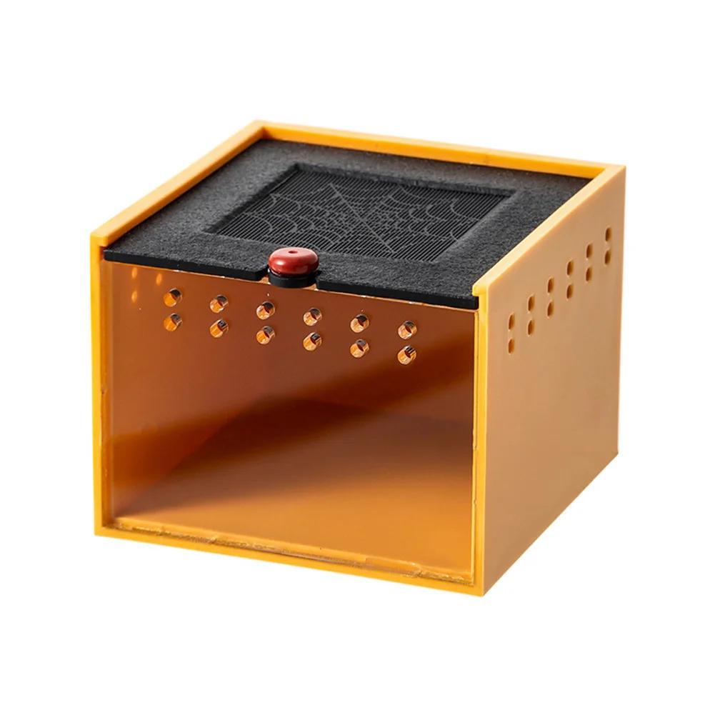 Inseto Breeding Box Terrários, Recipiente para incubação de répteis pequenos Caixa de alimentação acrílica Tanque de gaiola para escorpiões - Image 1