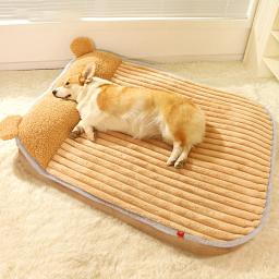 Hoopet Warm Pet Mat, Sofá macio para cães pequenos e médios, Cama removível para gatos, Suprimentos de camas de dormir laváveis, Inverno - Image 3