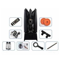 Robô de tênis de mesa/máquina multifuncional com bolas de reciclagem net e controle remoto sem fio + 200 máquina de bola de tênis de mesa - Image 5
