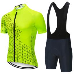 Conjunto de camisa de ciclismo masculino conjunto de ciclismo 2024 verão esporte ao ar livre roupas de bicicleta respirável mtb ciclismo - Image 1