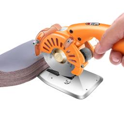 Tesouras elétricas Handheld industriais, lâmina redonda, máquina de pano de corte, servo silencioso, movimentação direta, faca, 110V-220V - Image 2