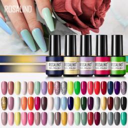 Rosalind gato olhos unha gel polonês híbrido vernis semi permanente base superior casaco manicure arte cor pura acrílico uv gel unha polonês - Image 1