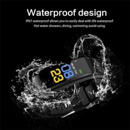Digital Sport Smart Watch para Homens e Mulheres, Pulseira Fitness, Pressão Arterial, Monitor de Freqüência Cardíaca, Impermeável, Android, iOS - Image 6