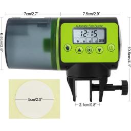 Auto Alimentador De Peixes Com Temporizador Elétrico, Ferramenta De Dispensador De Alimentos, À Prova De Umidade, Tanque Automático De Aquário - Image 6