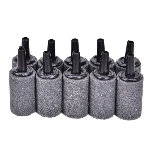 Conjunto de 10 Difusores de Oxigênio com Pedras de Bolha para Aquários e Tanques de Peixes