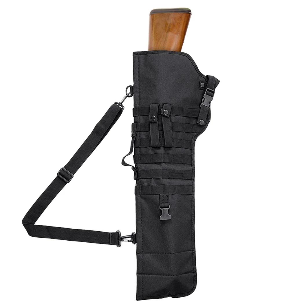 Tactical Shotgun Scabbard Rifle Saco De Armazenamento, Molle Gun Holster, Alça de Ombro, Short Rifle Bag para Tiro e Caça - Image 1
