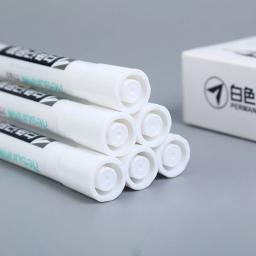 Permanente Waterproof White Rubber Marker, canetas de pintura, pneu de carro, pintura ambiental do pneu, Graffiti, 1 pc, 3 pcs, 5pcs - Image 6
