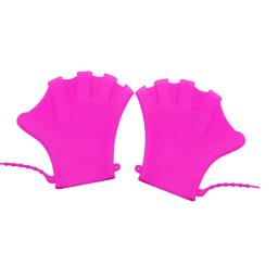 Silicone nadadeiras para adultos e crianças, nadadeiras de mergulho ajustáveis, luvas de natação, prática - Image 5